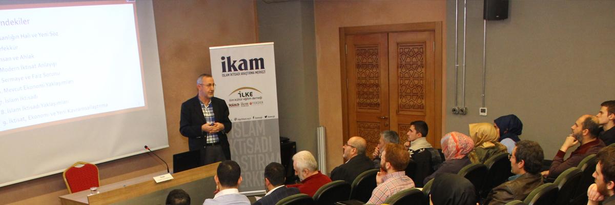 İKAM Katılım Ekonomisi Konferansıyla Temel Hazıroğlu'nu Ağırladı